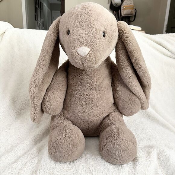 Animal Adventure Dusty Beige Floppy Bunny Rabbit Plush Large 20" 2019 Toy - Picture 1 of 9